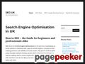 Search Engine Optimisation in UK - SEO UK